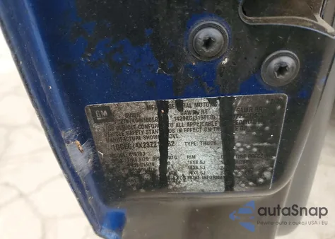 2003 Chevrolet Silverado C1500 z USA, uszkodzony, nr VIN 1GCEC14X23Z215132